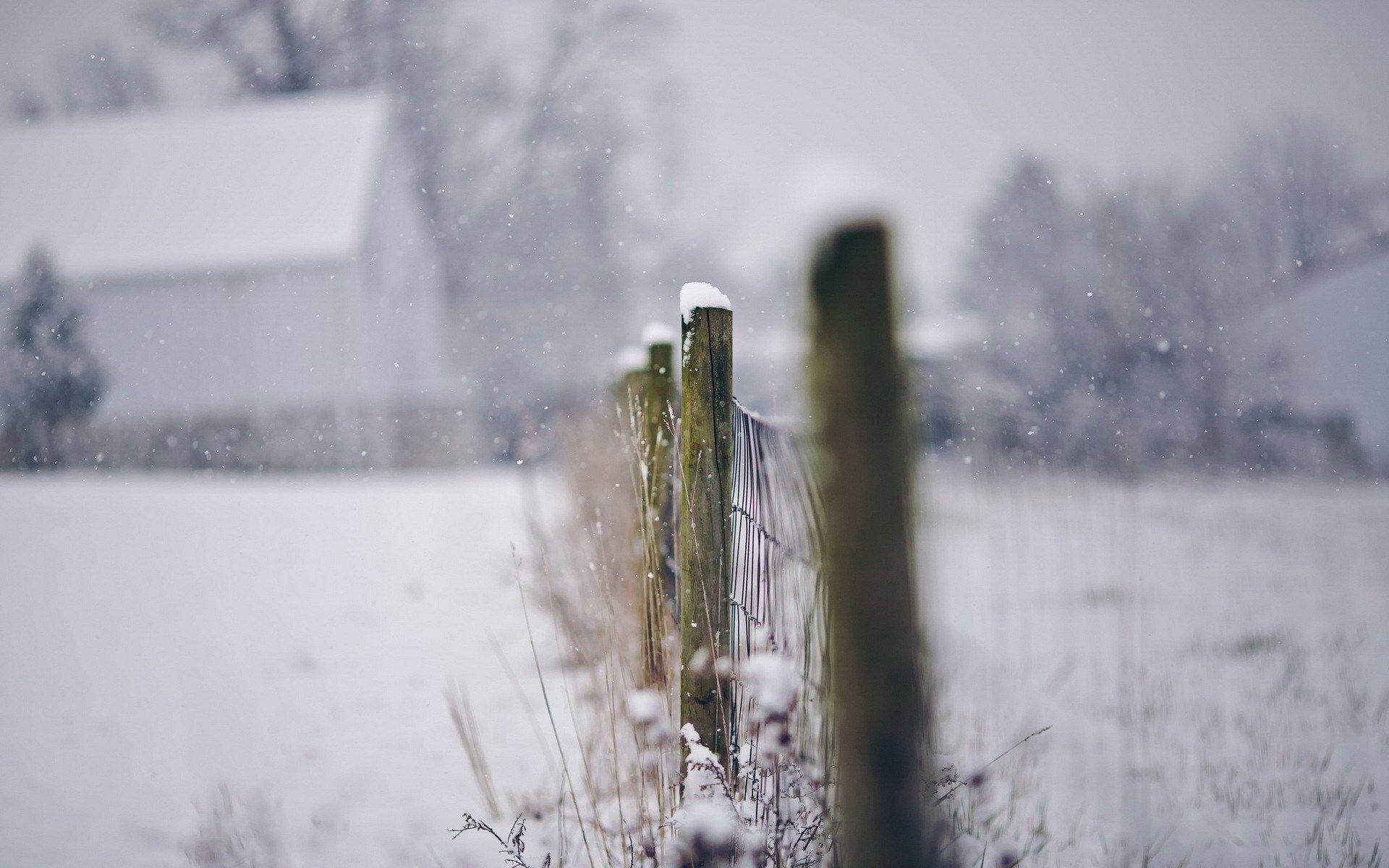 Winter Fence Wallpapers - Top Free Winter Fence Backgrounds ...