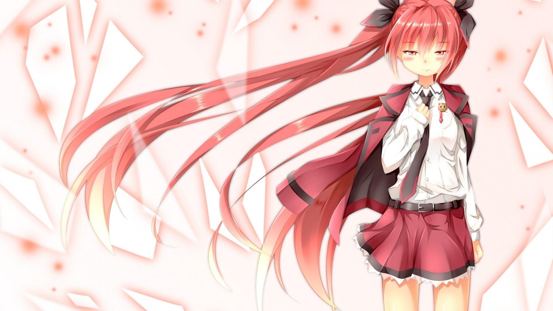 1920x1080 Download 1920x1080 Itsuka Kotori, Date A Live, Red Head, Wind, Twintails Wallpaper for Widescreen