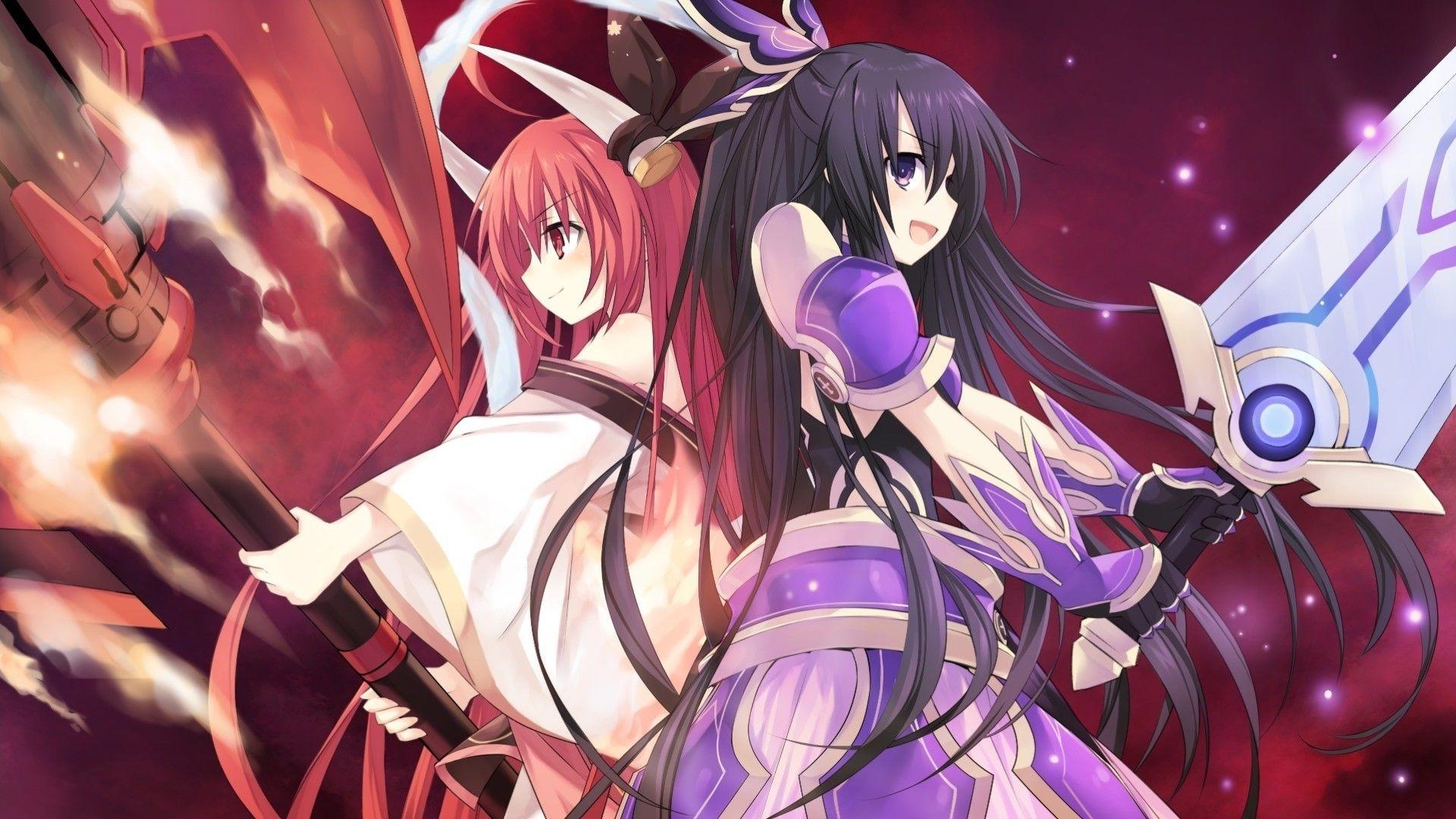 1920x1080 anime, Anime Girls, Date A Live, Itsuka Kotori, Yatogami Tohka Wallpaper HD / Desktop and Mobile Background