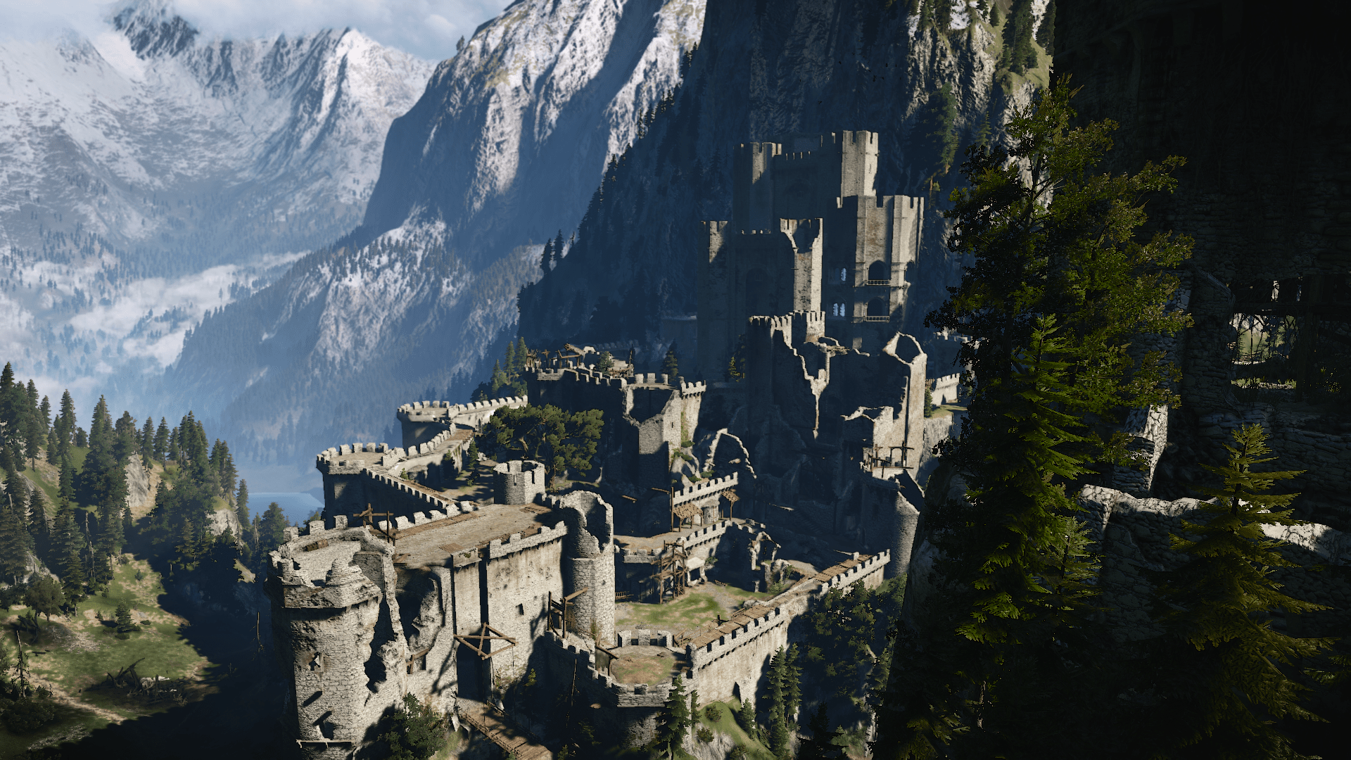 1920x1080 This is my new wallpaper : Kaer Morhen