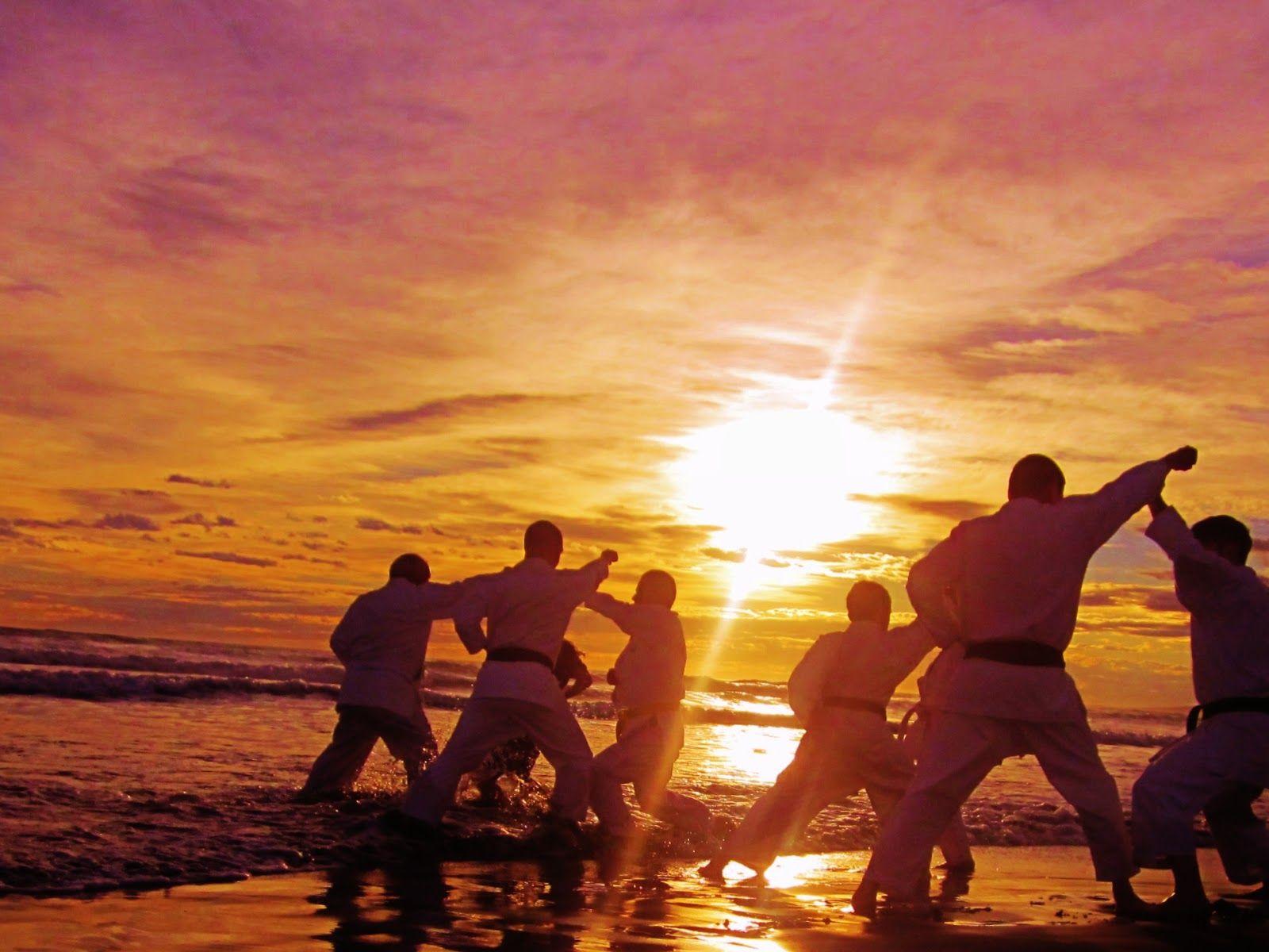 1600x1200 André Bertel's Karate Do: Christchurch Shotokan Karate Beach Training