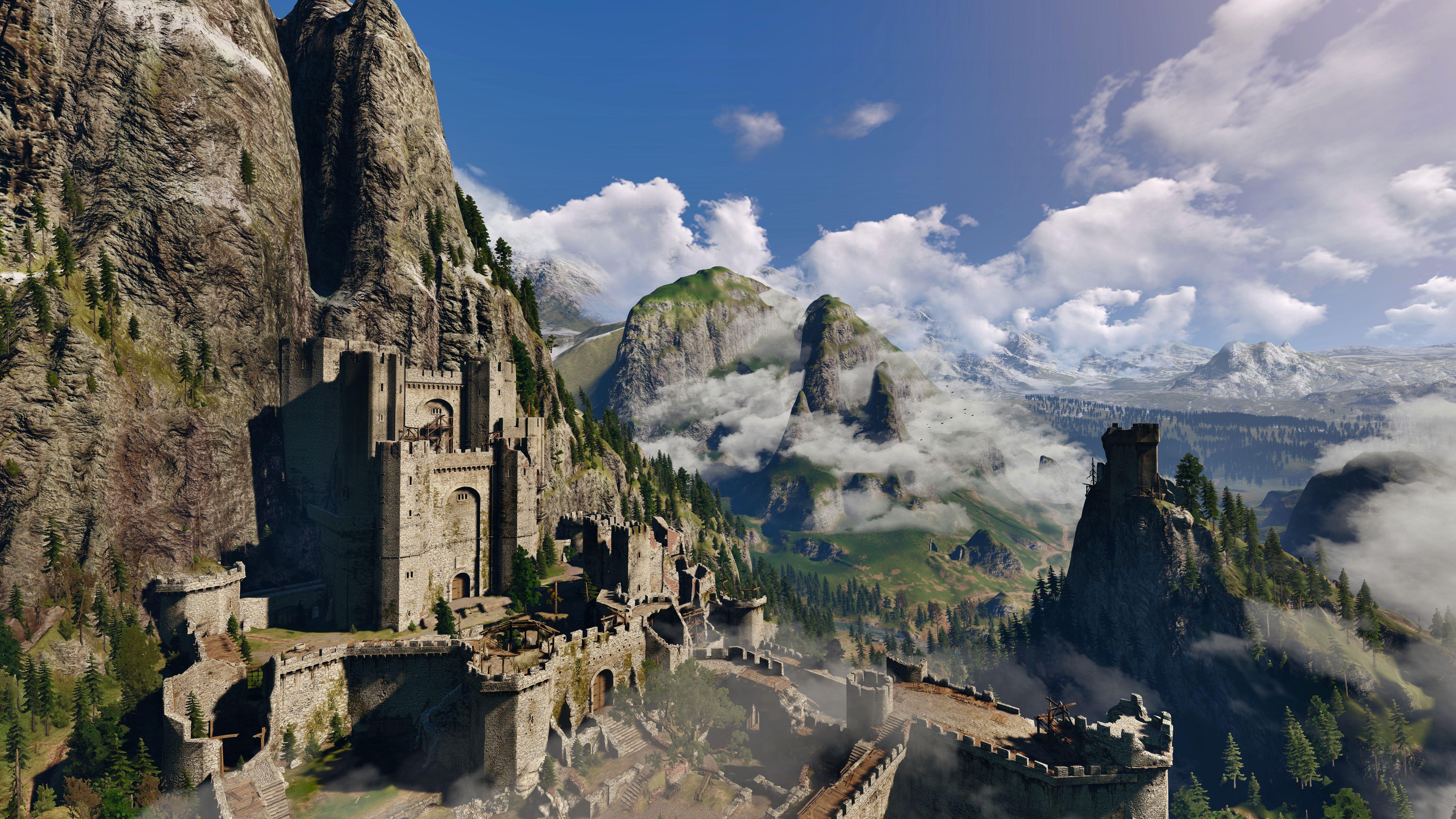 5120x2880 The Witcher 3: Wild Hunt, Kaer Morhen, Video games Wallpaper HD / Desktop and Mobile Background