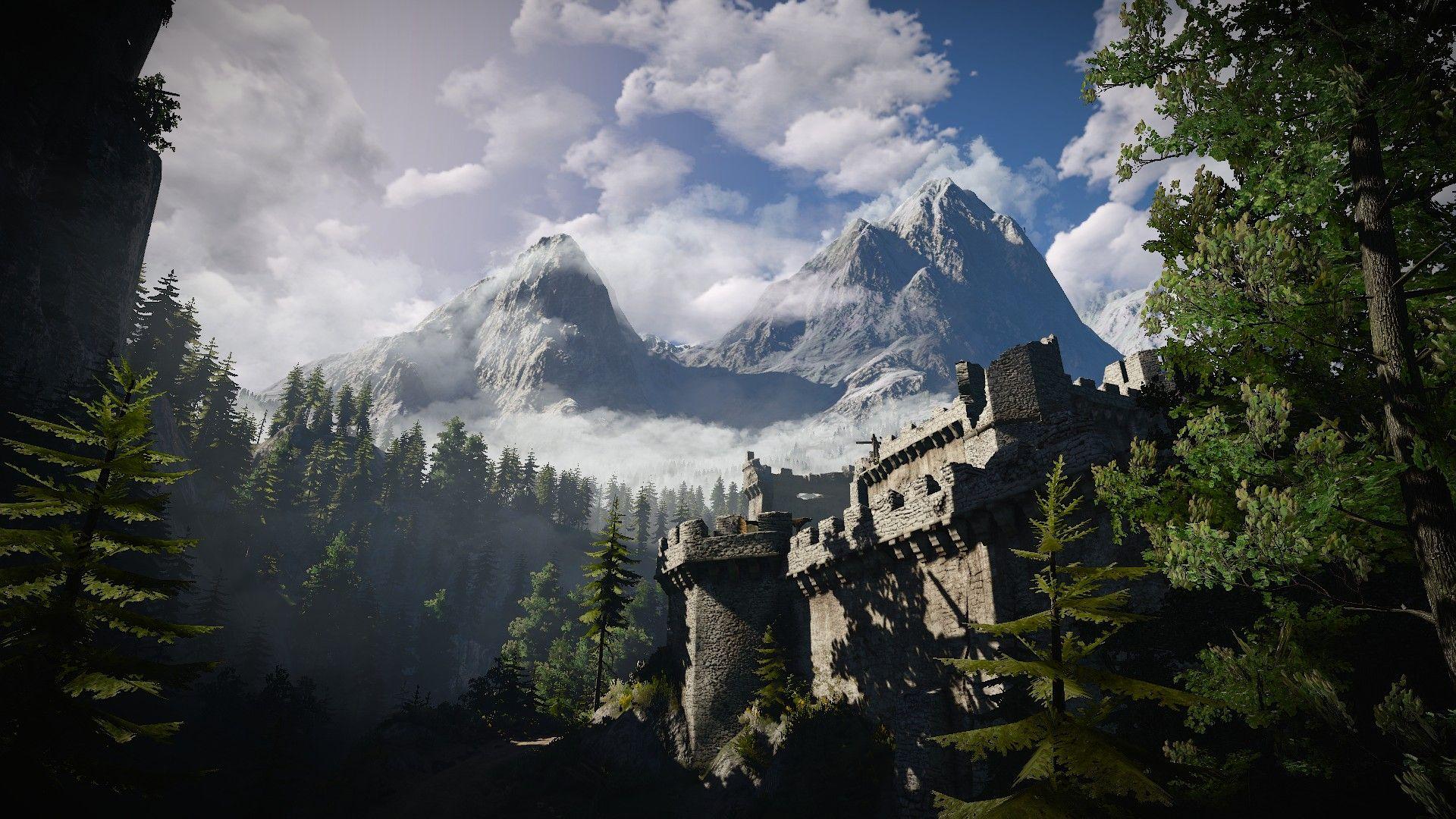 1920x1080 The Witcher 3: Wild Hunt, Kaer Morhen, The Witcher Wallpaper HD / Desktop and Mobile Background