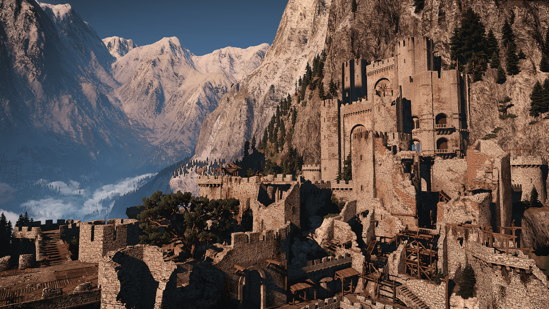 1920x1080 The Witcher 3 Wild Hunt The Witcher Kaer Morhen Wallpaper:1920x1080