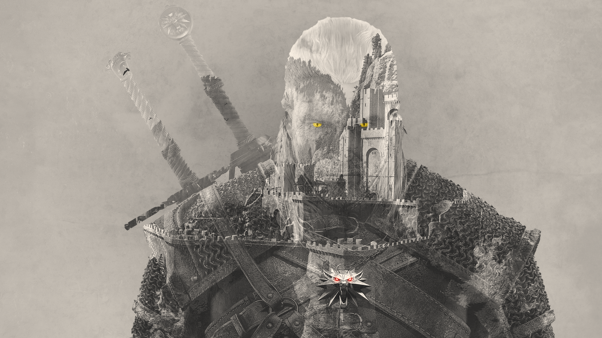 1920x1080 Made A Witcher 3 Geralt Kaer Morhen Wallpaper