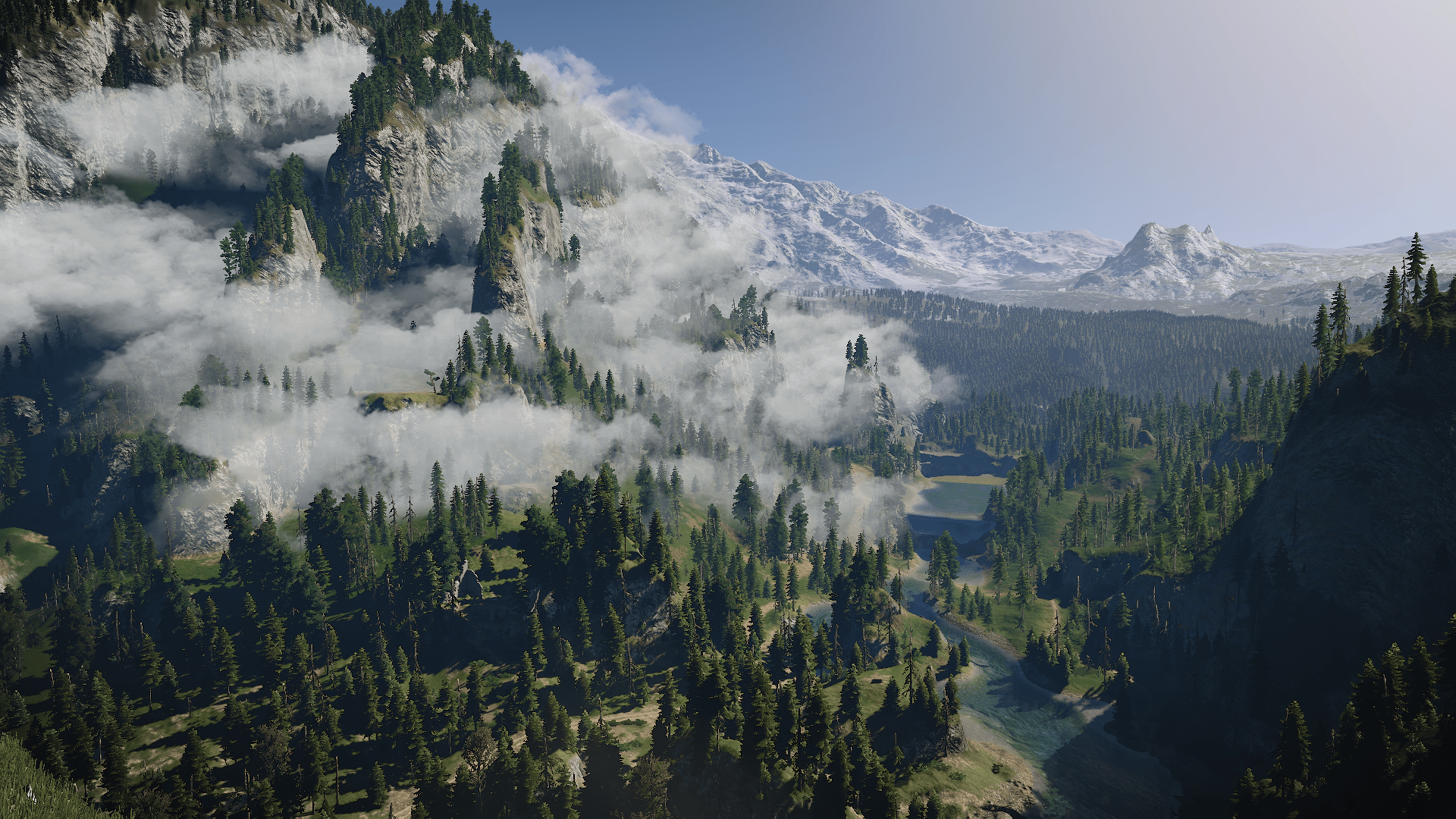 1920x1080 Sights around Kaer Morhen