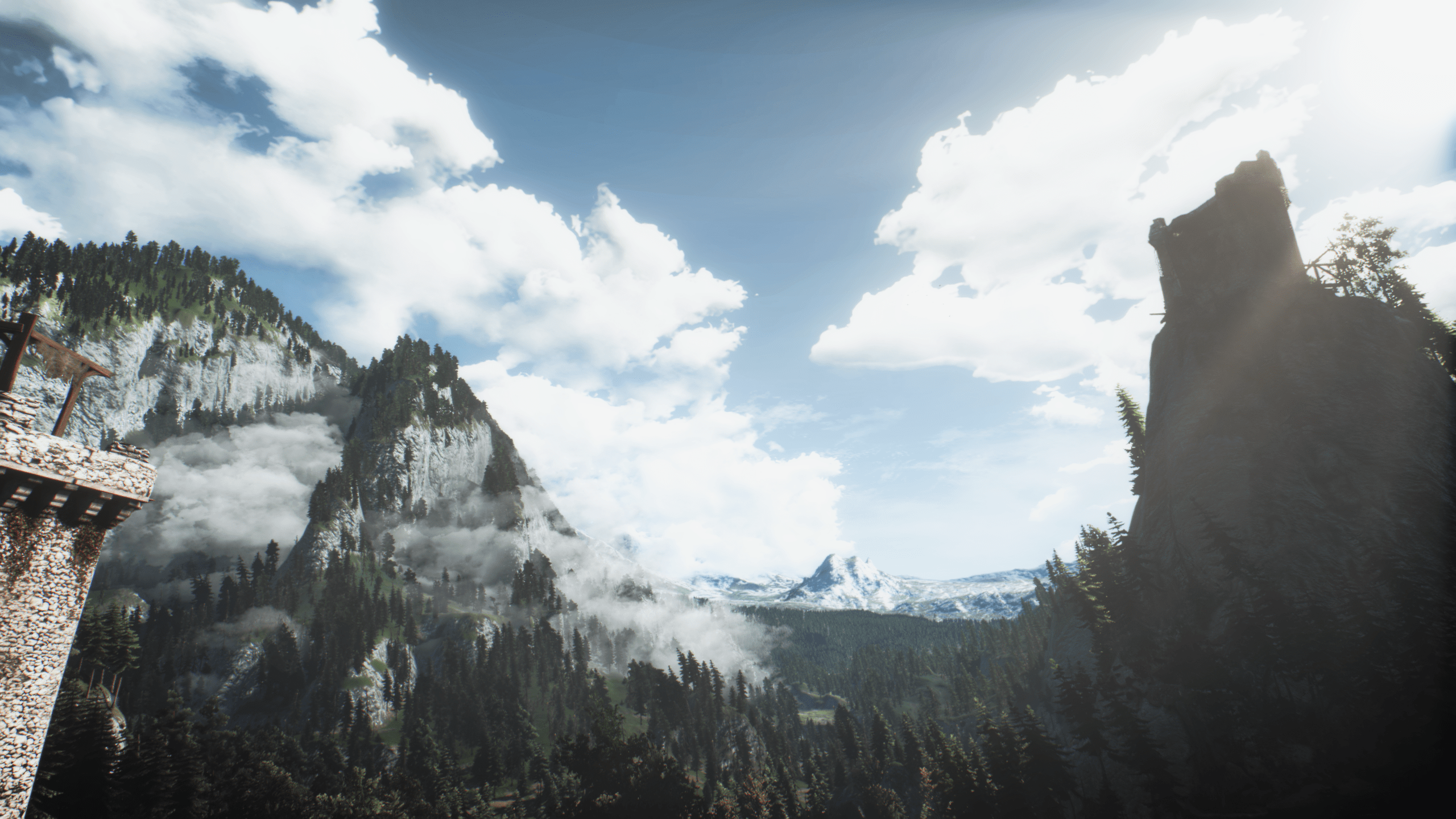 2560x1440 The Witcher, The Witcher 3: Wild Hunt, Kaer Morhenx1440 Wallpaper