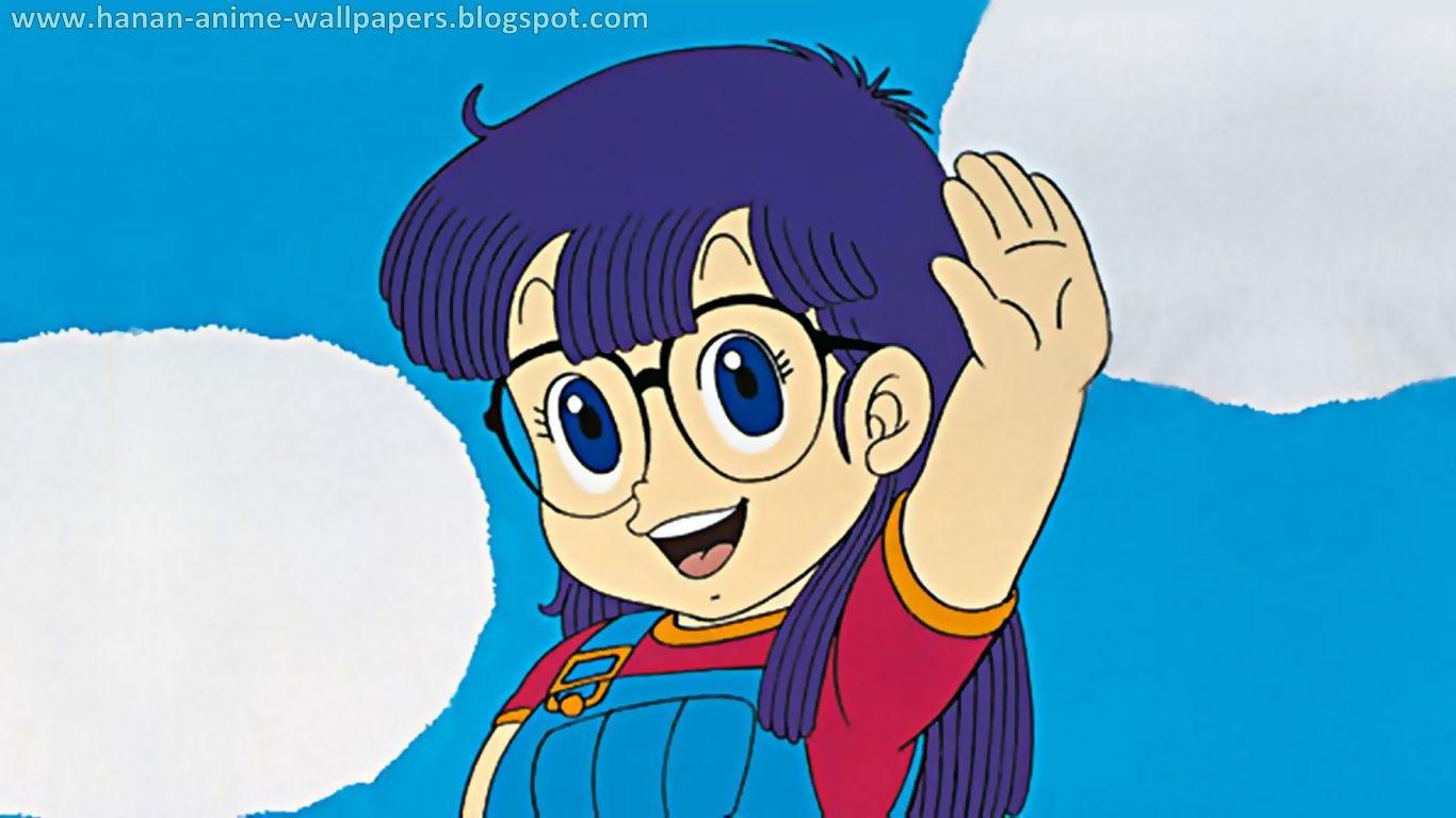 1366x768 Anime Wallpaper: Dr. Slump & Arale Chan رنا