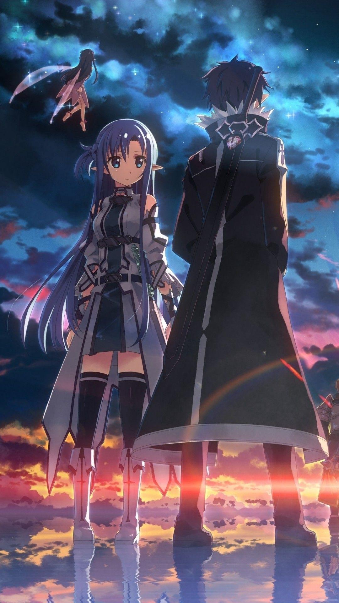 1080x1920 Kirito iPhone Wallpaper. Sword art online wallpaper, Sword art online asuna, Sword art