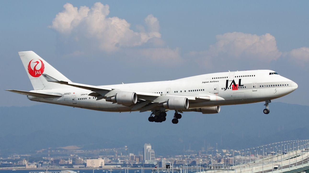 1290x724 Background Wallpaper: Boeing 747 400 JAL Japan Airlines