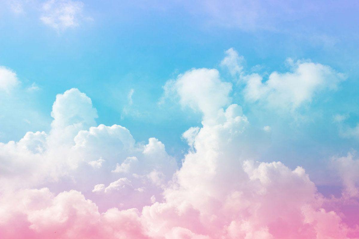 Cotton Candy Colored Background