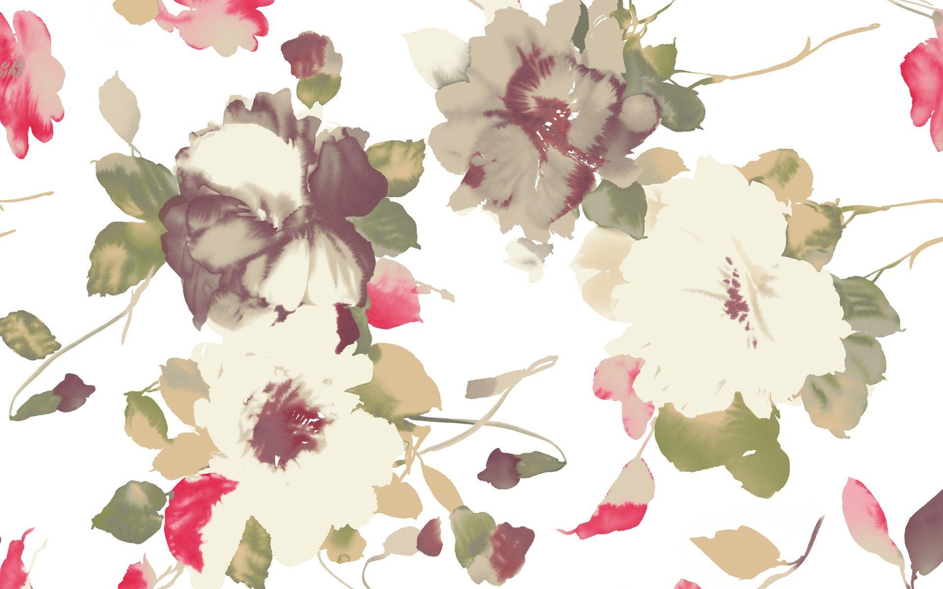 1920x1200 Old Fashioned Floral Wallpaper. HD Wallpaper. Wallpaper Download
