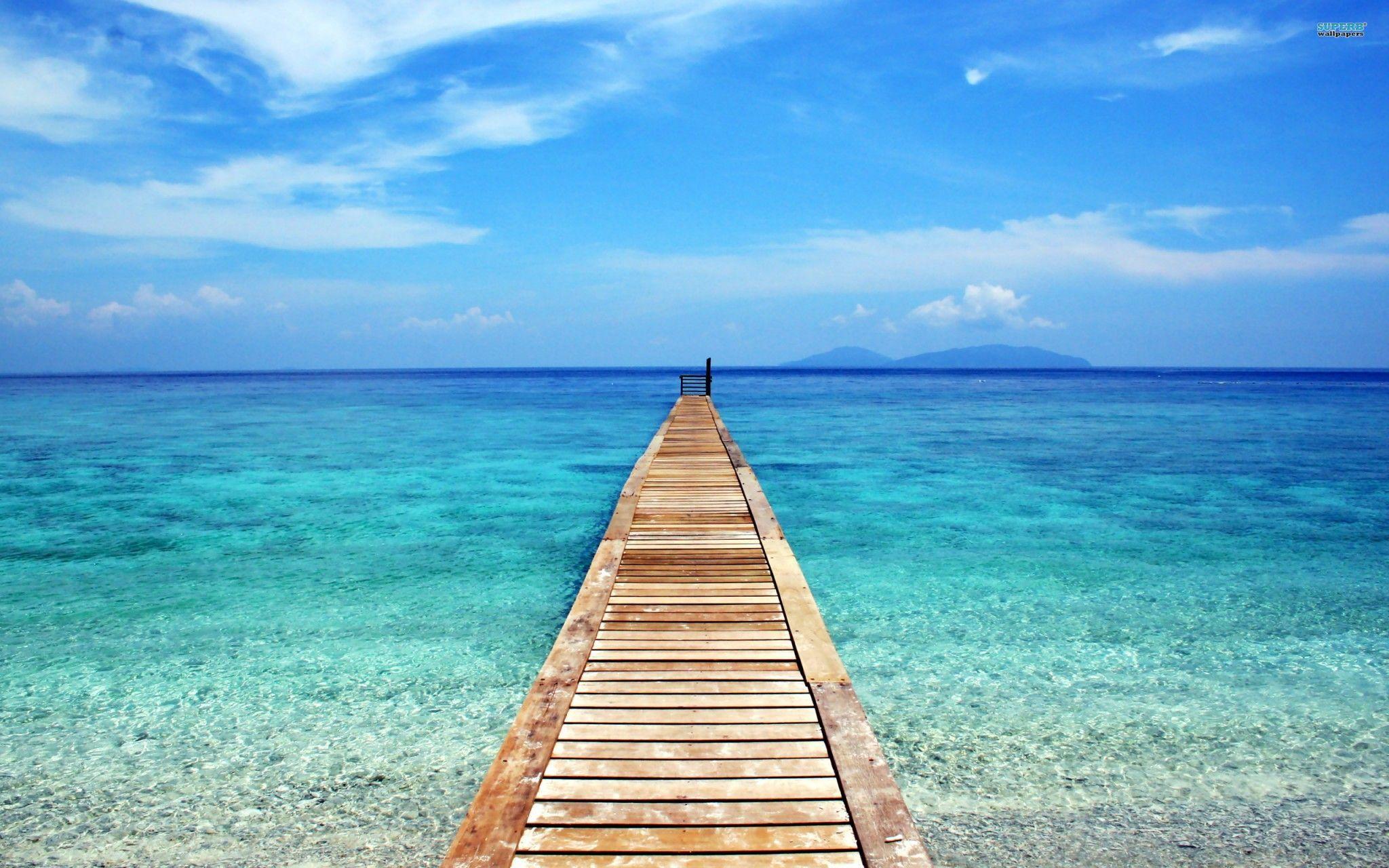 2048x1280 Beach Nature Background