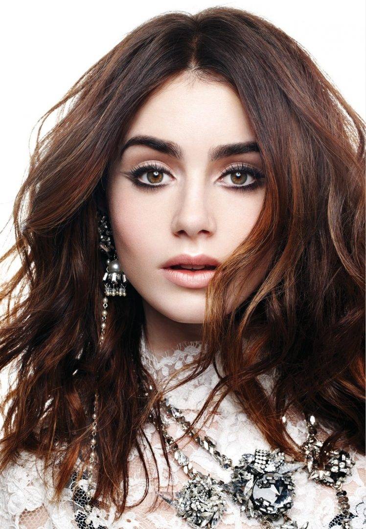 748x1079 Similar Wallpaper Brown Hair Brown Eyes Female Wallpaper & Background Download