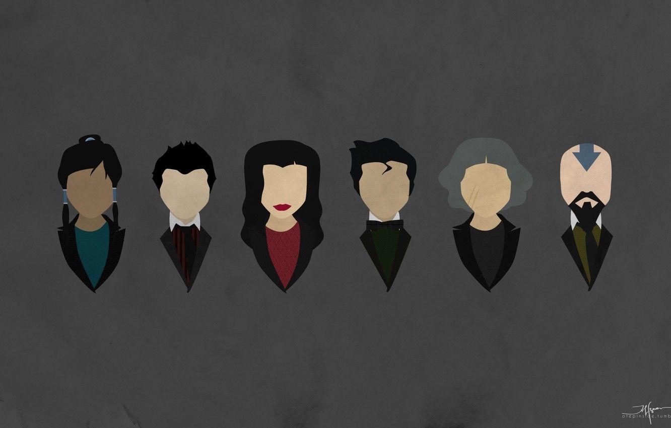 1332x850 Wallpaper avatar, avatar, Mako, Times, The Legend of Korra, blo0p, Avatar: the Legend of Korr., Bolin, Asami Sato, Tenzin, Lin Beifong image for desktop, section минимализм