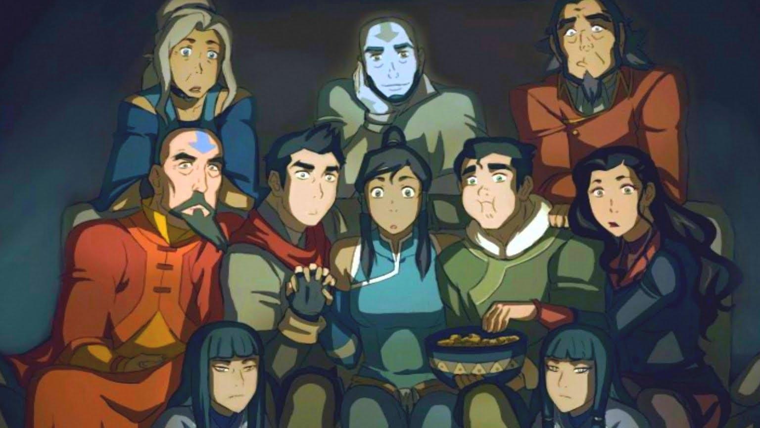 1536x864 Legend Of Korra All Characters Wallpaper & Background Download