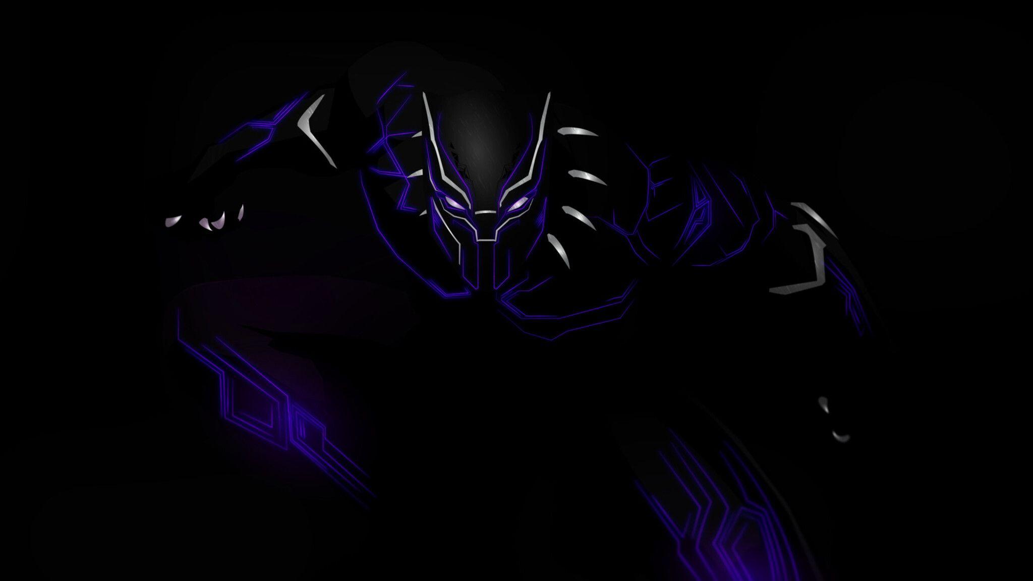 2048x1152 Black Panther Art 1080p 2048x1152 Resolution HD 4k Wallpaper, Image, Background, Photo and Picture