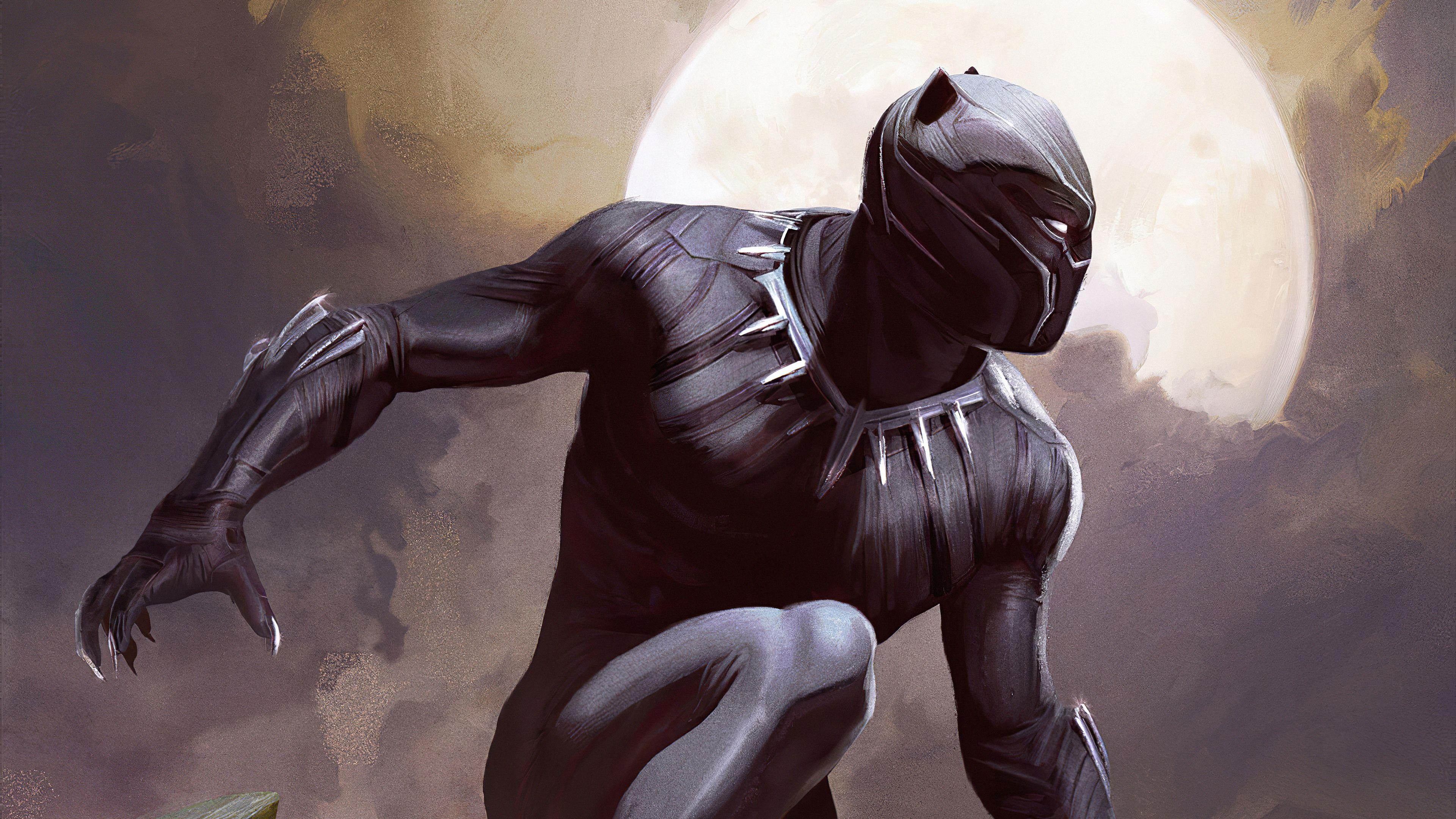 3840x2160 Wallpaper 4k Black Panther Artwork black panther 4k wallpaper, Black Panther art wallpaper HD 4k, Black Panther ultra HD wallpaper 4k, black panther wallpaper