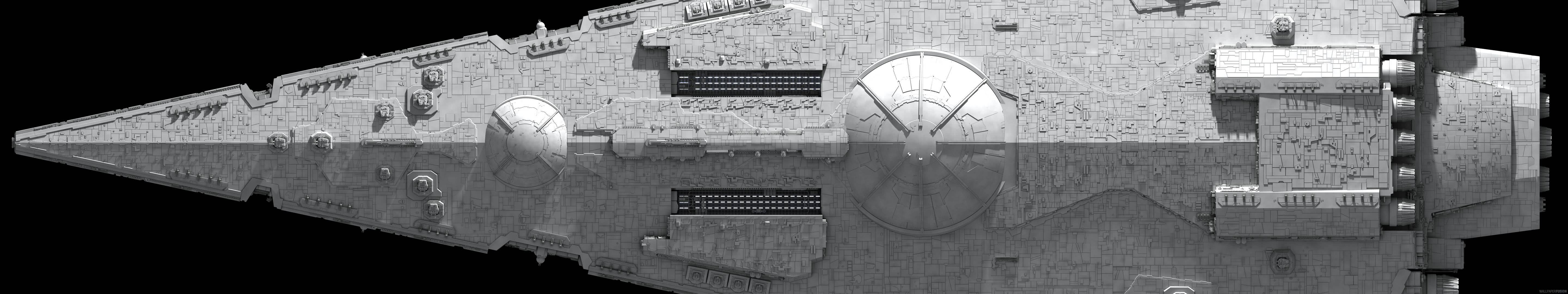 5760x1080 Star Wars Imperial Star Destroyer Triple Monitor Wallpaper
