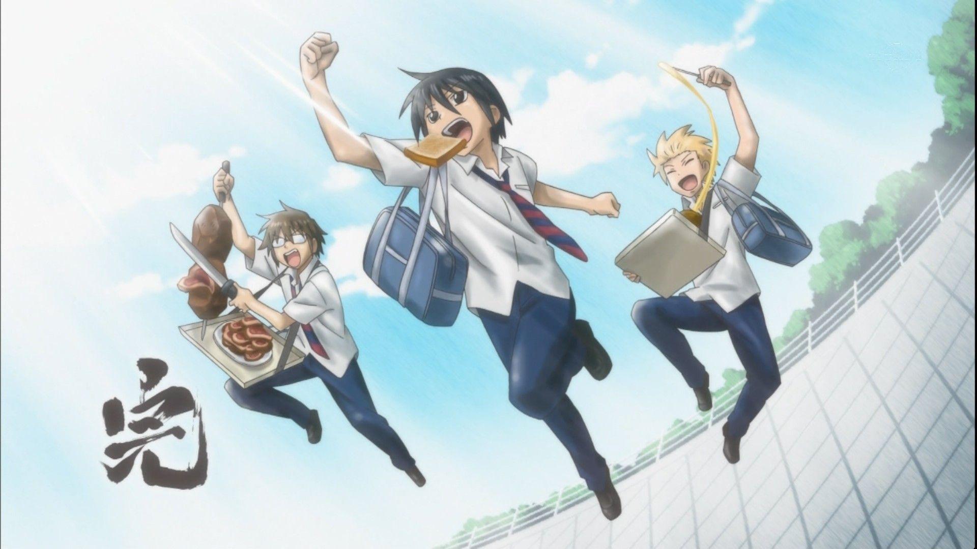 1920x1080 Danshi Koukousei No Nichijou Hidenori Tabata Yoshitake Tanaka Tadakuni Tadakuni Wallpaper:1920x1080