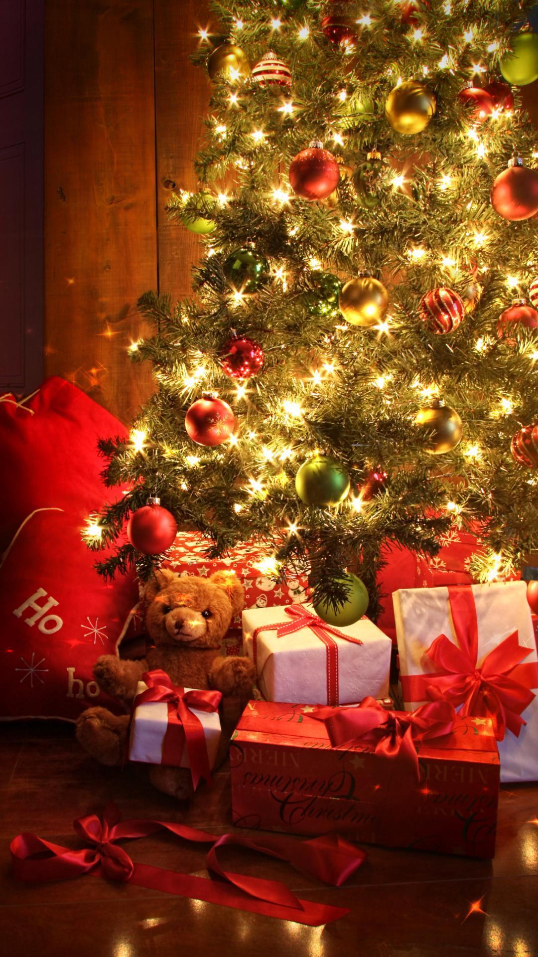 1080x1920 Christmas Lights Wallpaper for Android