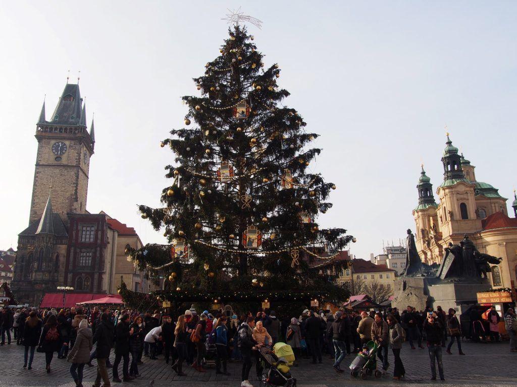 1024x768 Christmas Market in Prague on the Old Town Square Della Vita