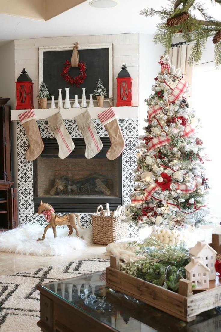 Farmhouse Christmas Wallpapers Top Free Farmhouse Christmas