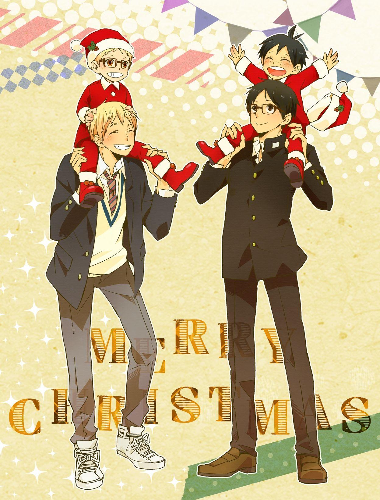 1248x1640 Christmas Haikyuu Wallpaper