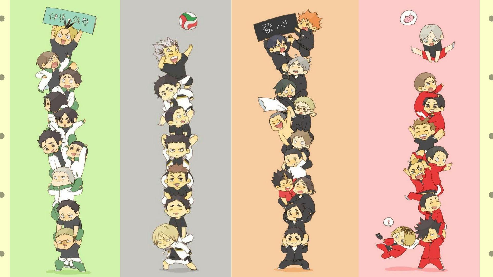 1920x1080 Haikyuu Nekoma Wallpaper HD