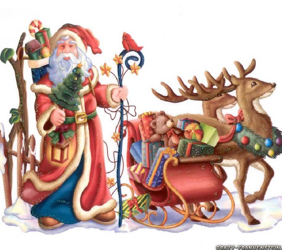 960x854 Old Fashioned Xmas wallpaper