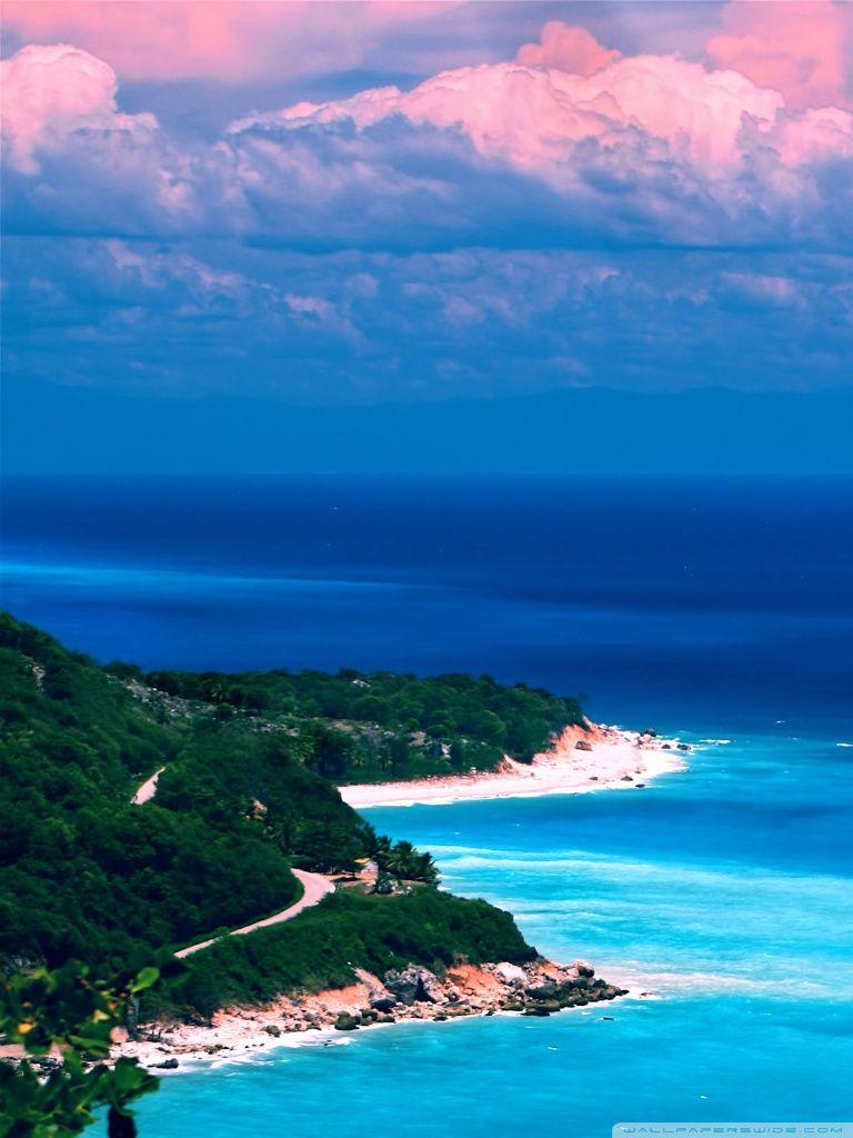 768x1024 Caribbean Coast ❤ 4K HD Desktop Wallpaper for • Dual Monitor