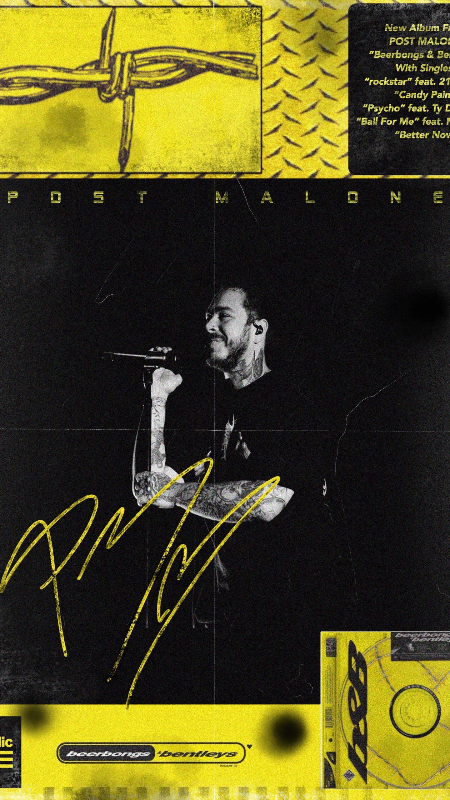 1440x2560 Free download Poster I made dedicated to Beerbongs Bentleys PostMalone [2480x3508] for your Desktop, Mobile & Tablet. Explore Post Malone Beerbongs And Bentleys Wallpaper. Post Malone Beerbongs And Bentleys