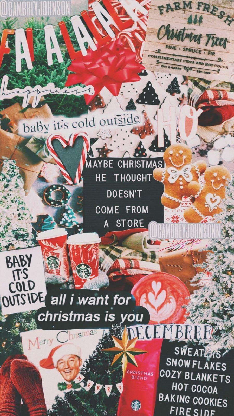 900x1600 VSCO Christmas Wallpaper