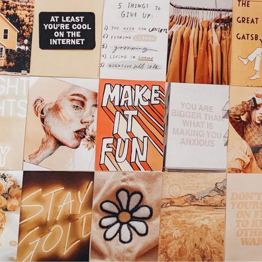 1024x1024 Unique Aesthetic Christmas Collage Wallpaper Vsco