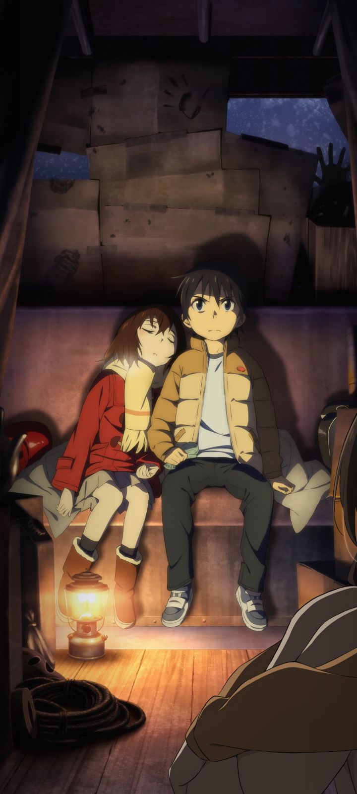 720x1600 Phone wallpaper: Erased, Anime, Boku Dake Ga Inai Machi, Kayo Hinazuki, Satoru Fujinuma 1408468
