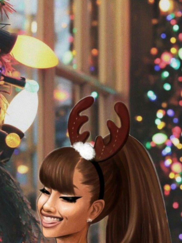 768x1024 Free download ARI in 2019 Ariana grande Christmas wallpaper [1080x1920] for your Desktop, Mobile & Tablet. Explore Ariana Grande Christmas HD Wallpaper. Ariana Grande Christmas
