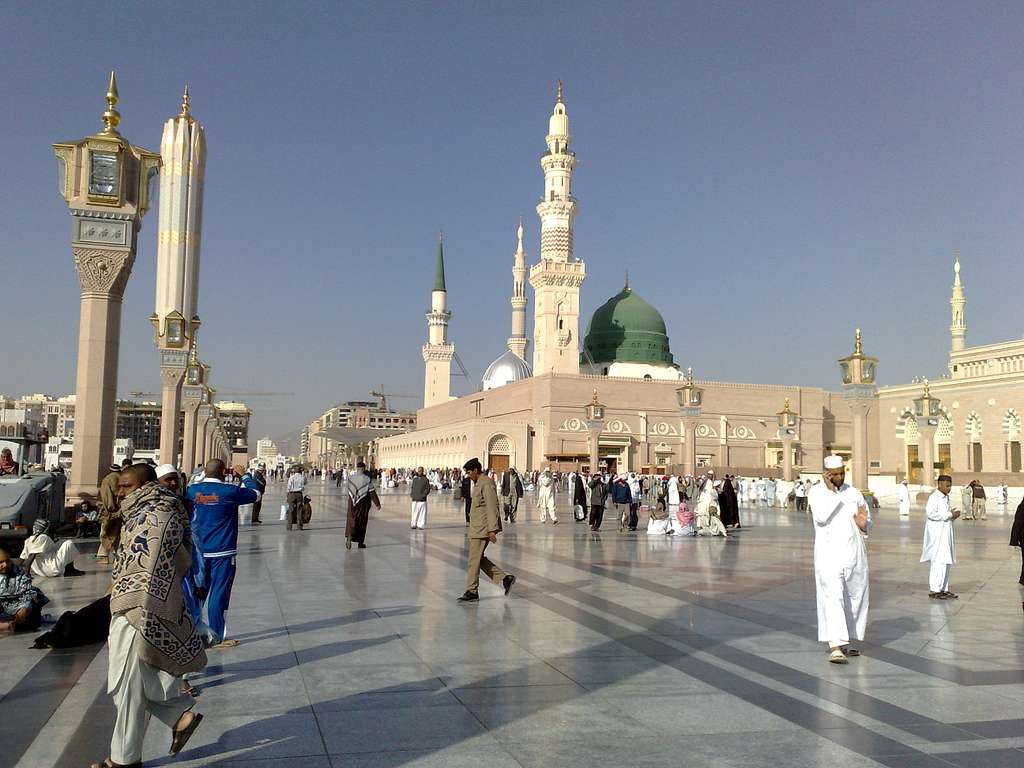 1024x768 Exterior of masjid al nabawi Image: PICRYL Domain Media Search Engine Public Domain Search