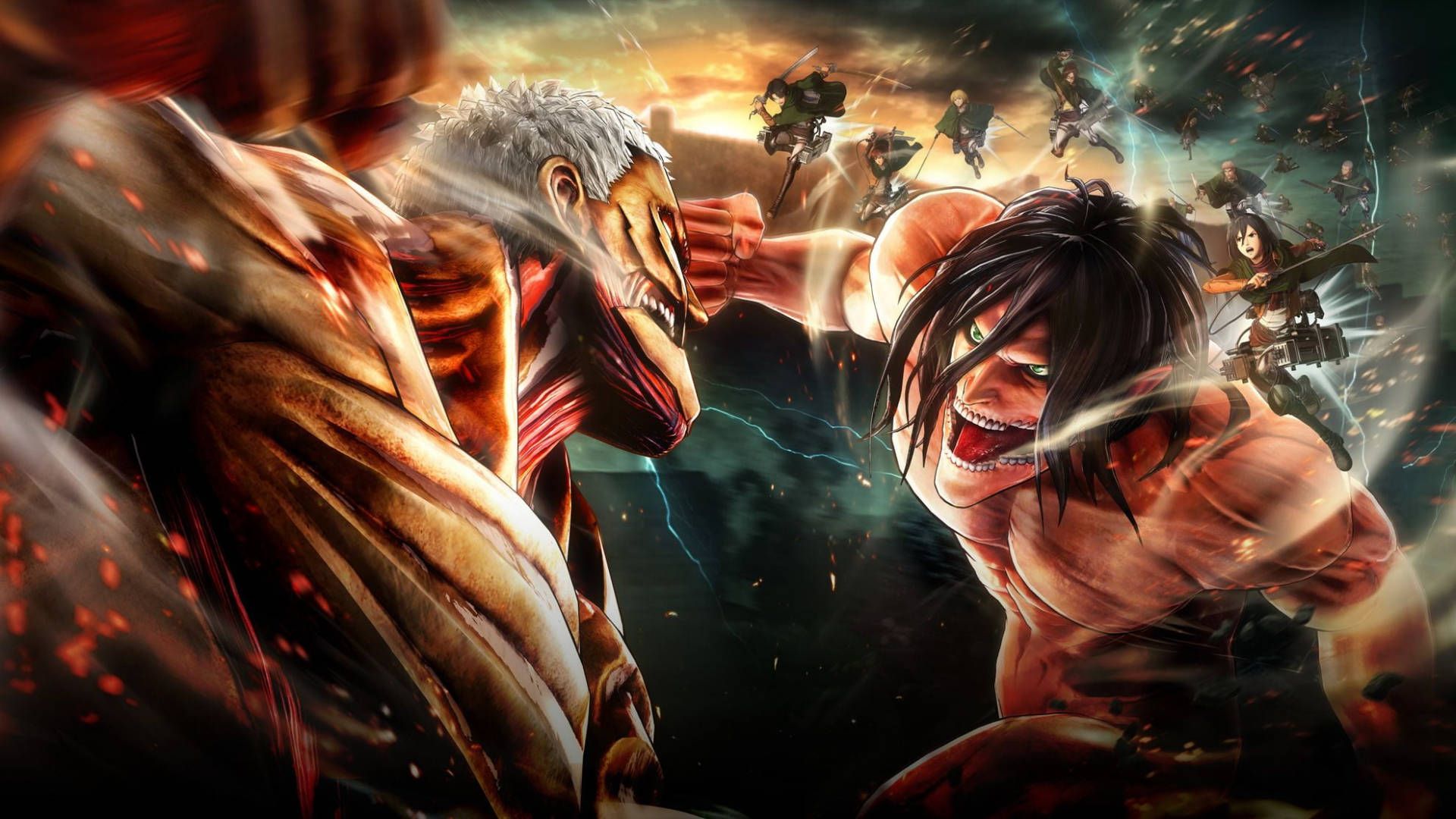 1920x1080 Attack On Titan Armored Titan Wallpaper