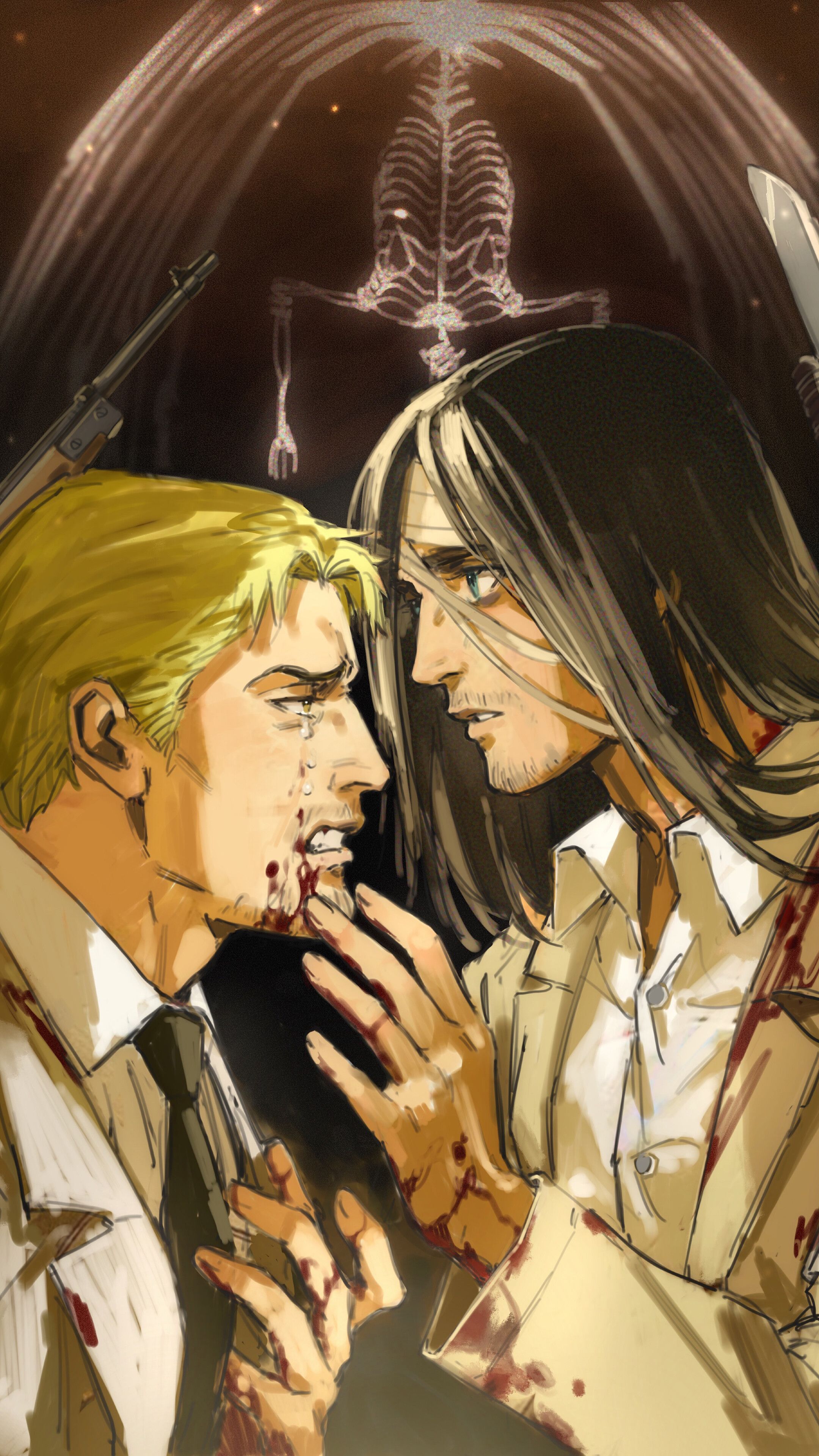2160x3840 Attack on Titan Eren Reiner Wallpaper 4K HD PC f