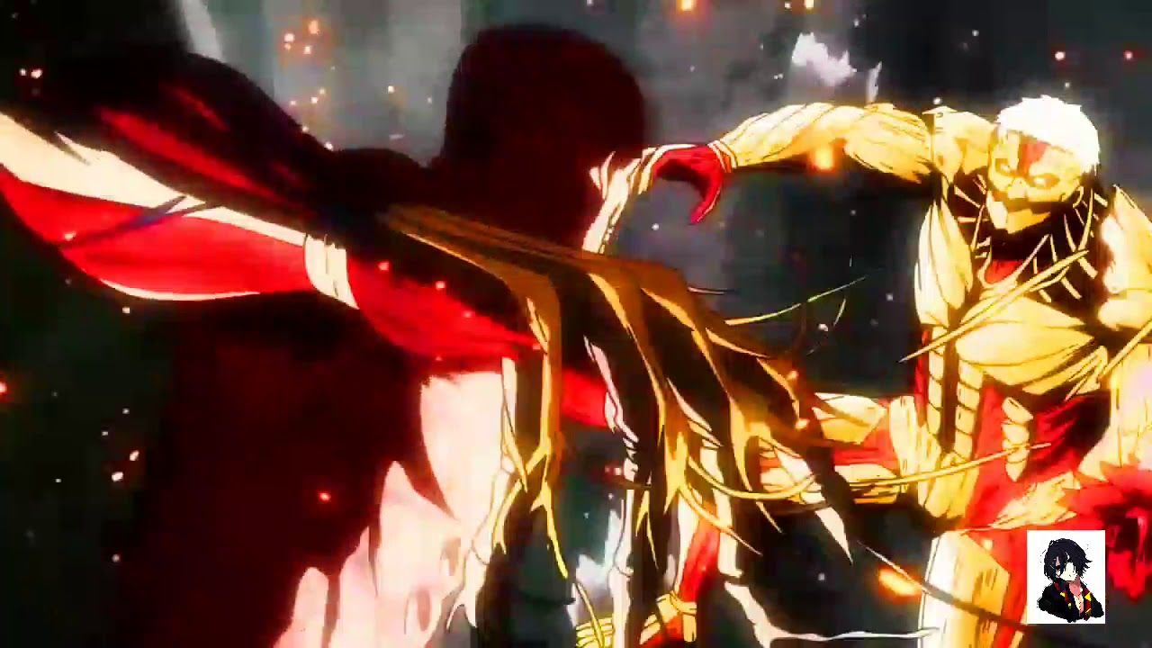 1280x720 Eren vs Reiner [AMV] Monster