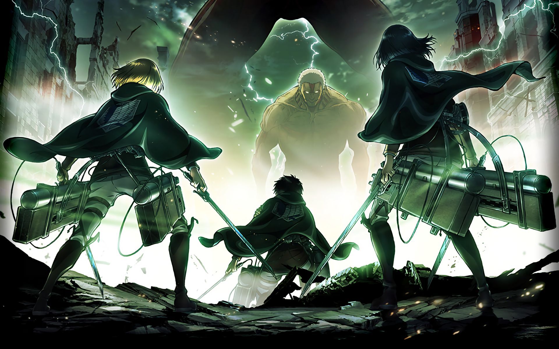 1920x1200 Phone wallpaper: Armored Titan, Anime, Attack On Titan, Eren Yeager 479739