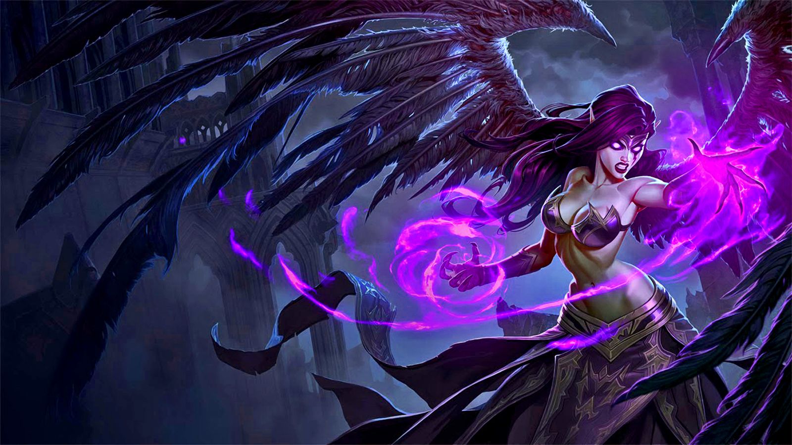 1600x900 Morgana (League Of Legends) Phone Wallpaper: Free 4K & HD Downloads