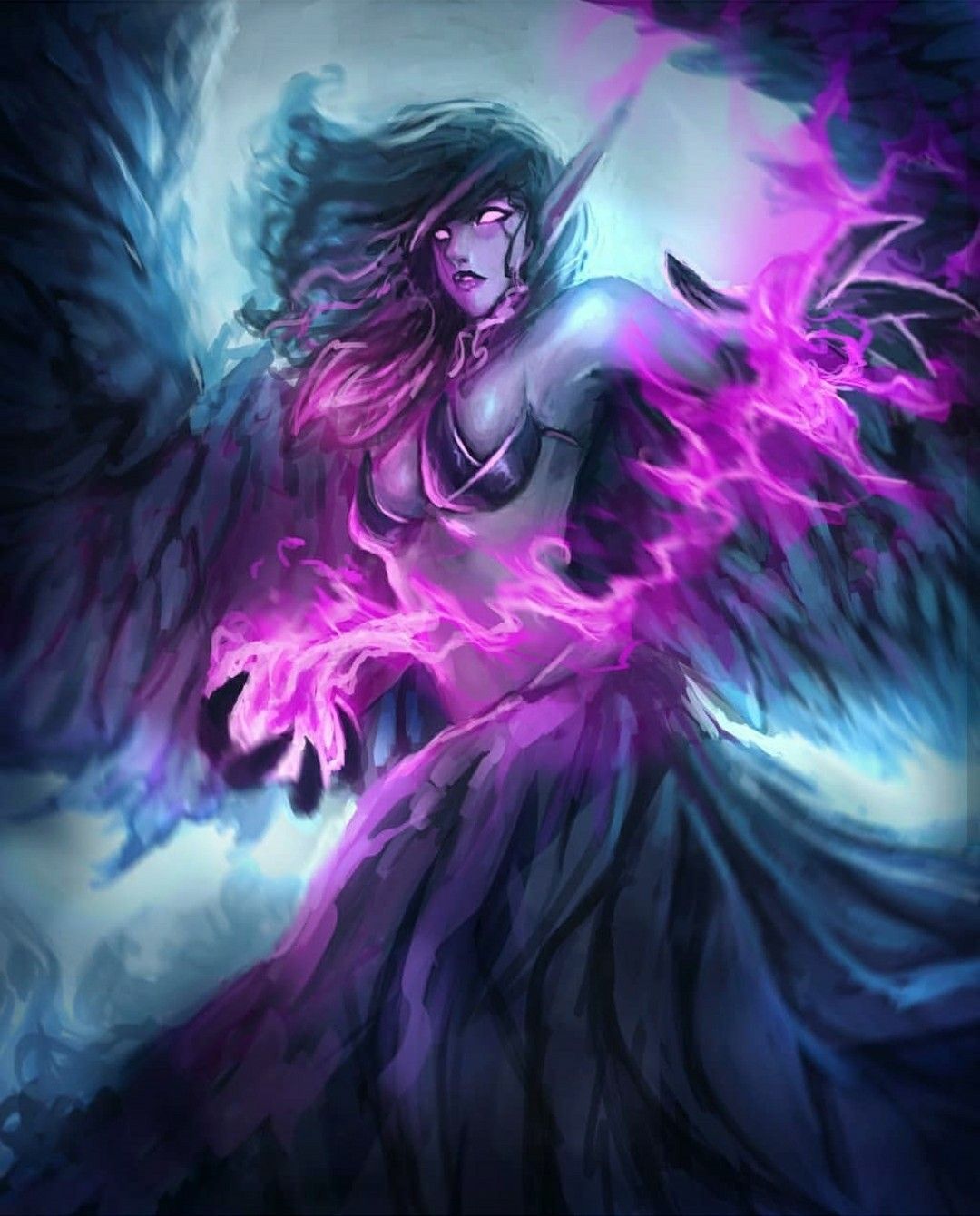 1080x1340 Morgana, the Fallen Angel ideas. league of legends morgana, morgana lol, morgana all out attack