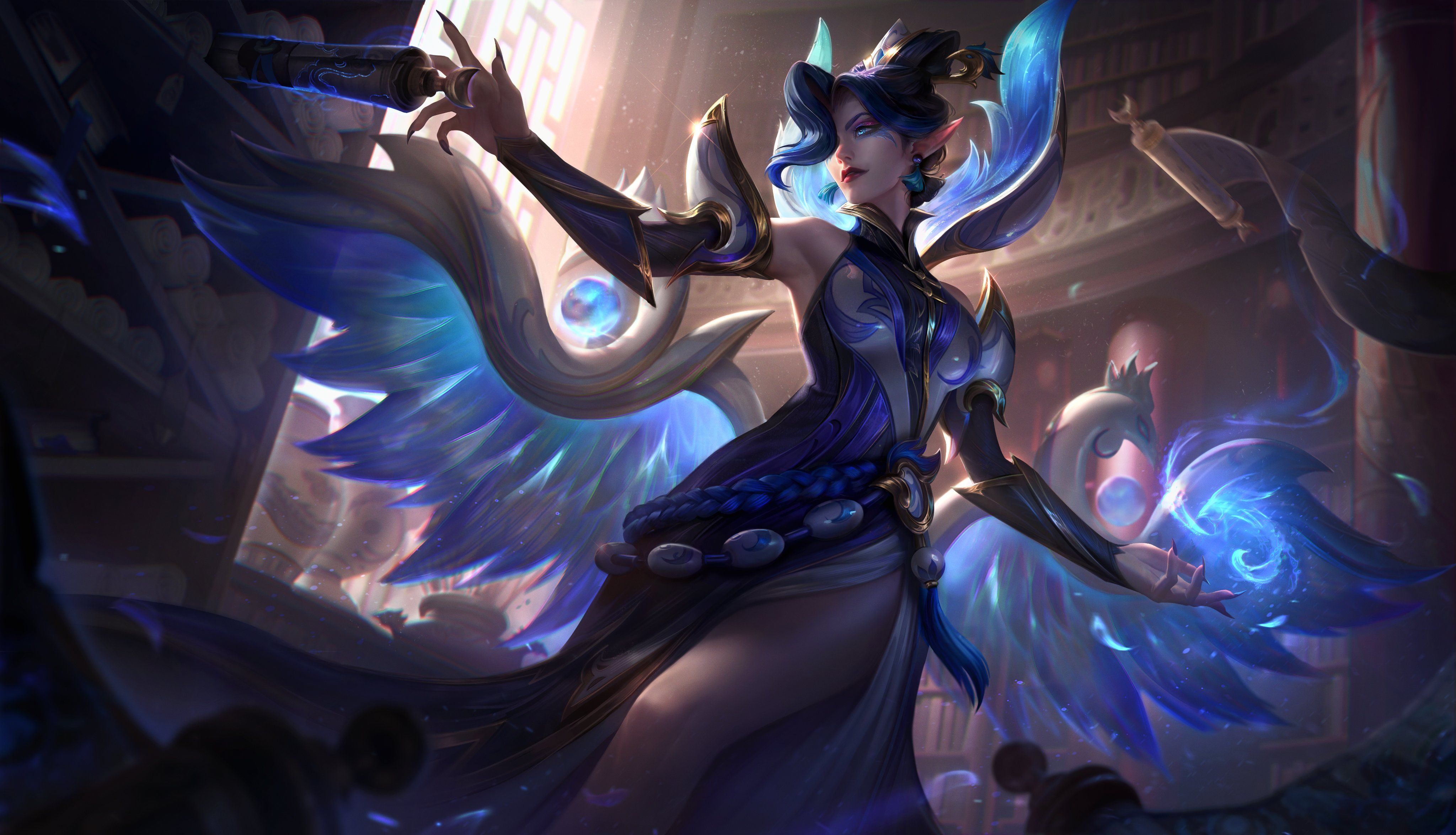 4096x2350 Morgana (League Of Legends) 4k Wallpaper and Background: Free 4K Download