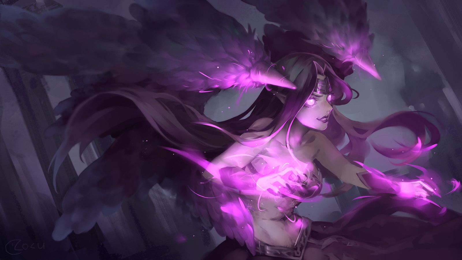 1600x900 Morgana LOL Desktop Wallpaper 38877