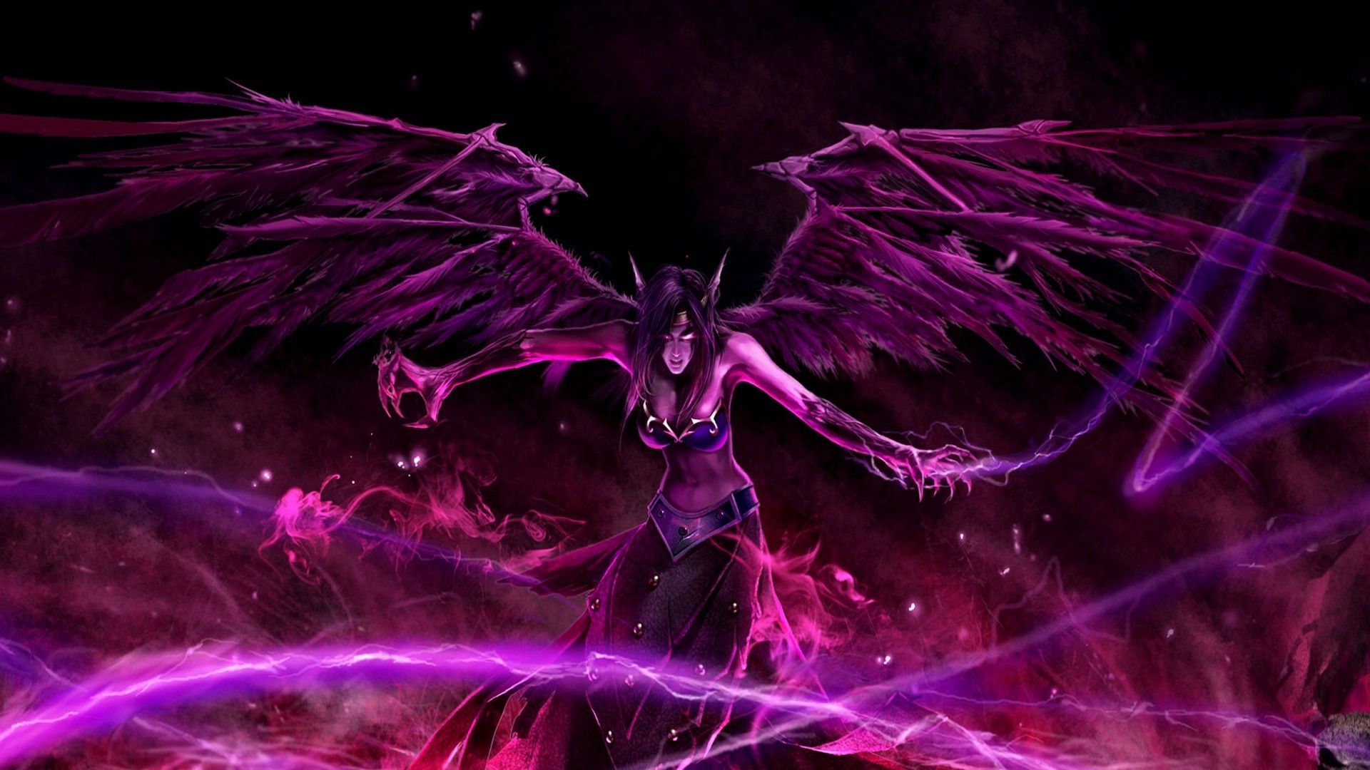 1920x1080 League Of Legends, Morgana (League Of Legends) Wallpaper HD / Desktop and Mobile Background