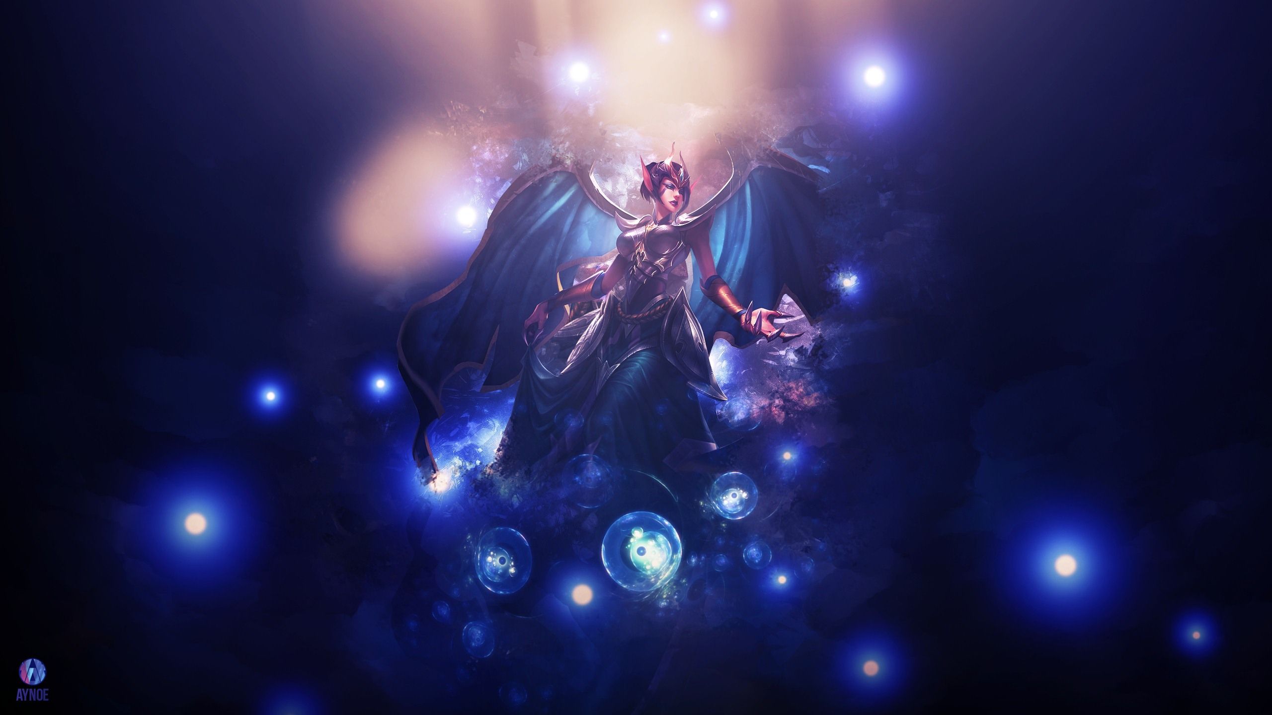 2560x1440 Morgana LOL Background Wallpaper 38875