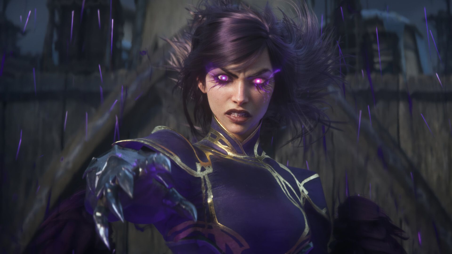 1920x1080 Morgana LoL Season 2024 Cinematic Wallpaper 4K HD PC n