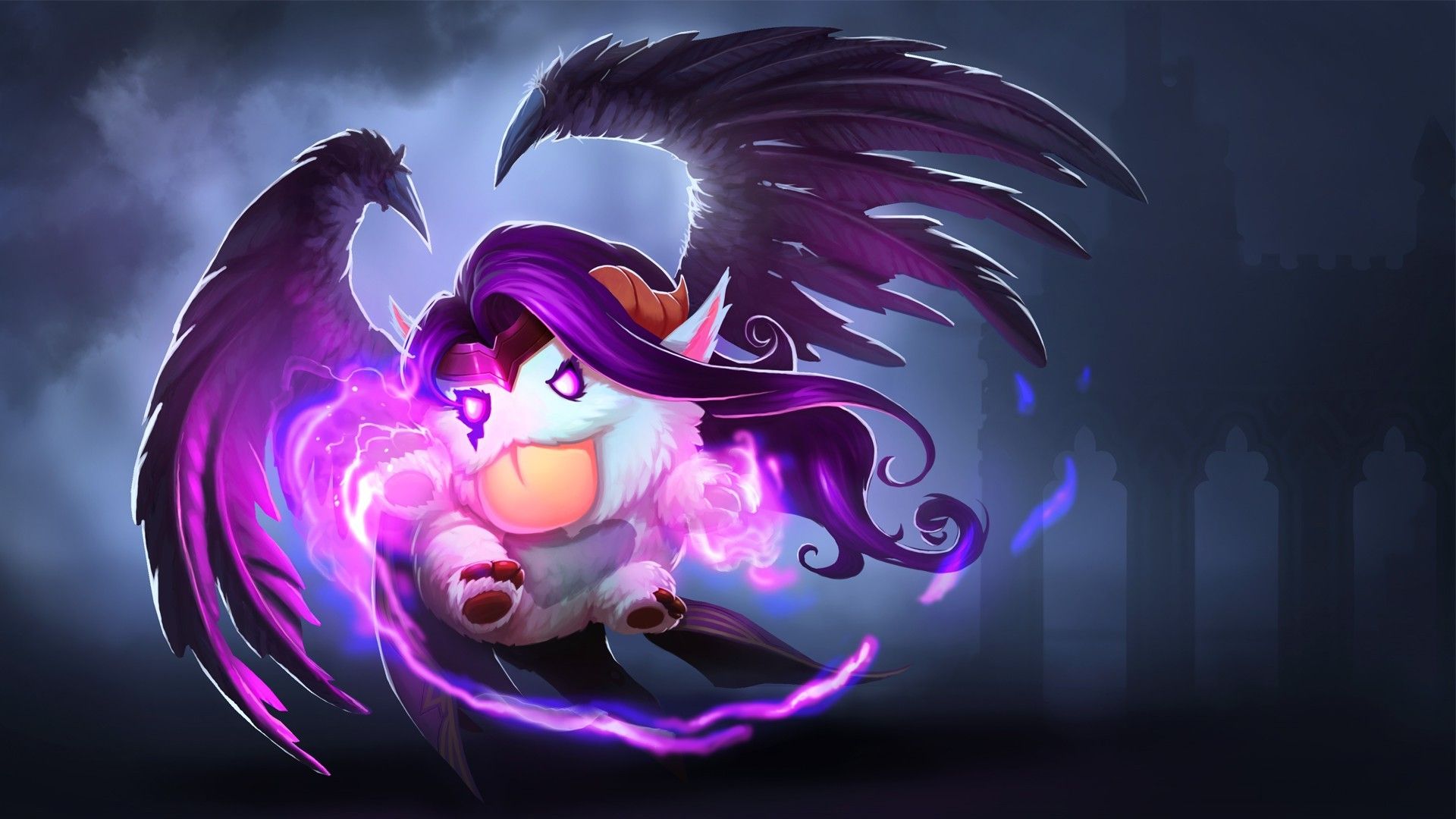 1920x1080 League Of Legends, Poro, Morgana Wallpaper HD / Desktop and Mobile Background