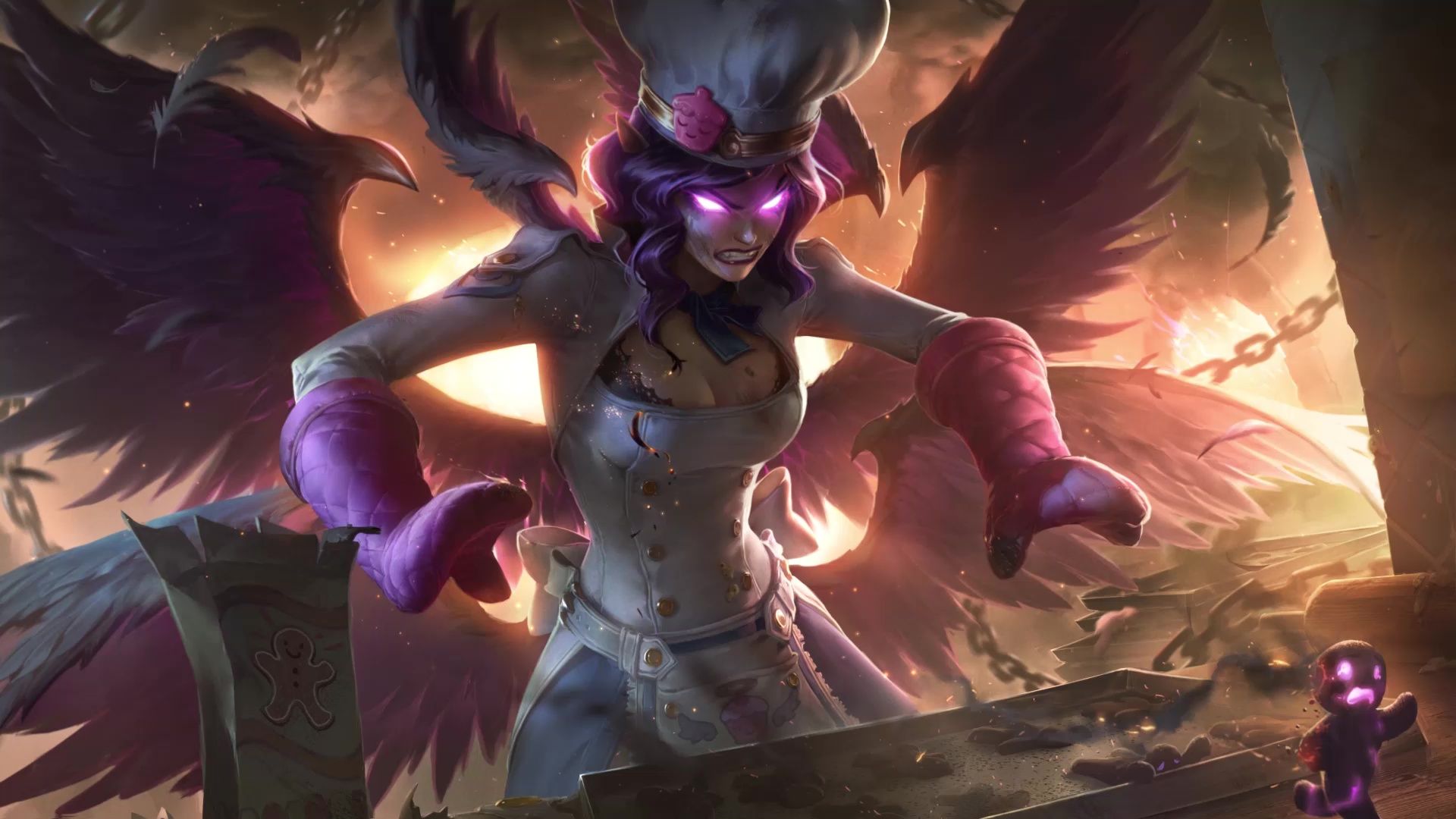 1920x1080 Sinful Succulence Morgana League Of Legends Live Wallpaper